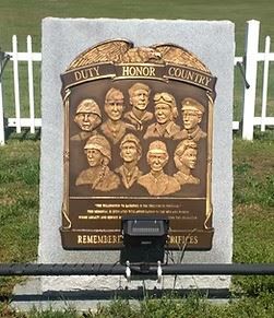 Veterans Memorial Plaque at Sweeten Cemetery, Inola, OK